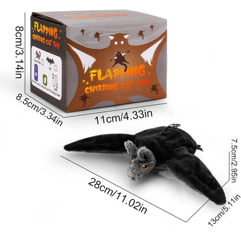 Interactive Flying Bat Toy for Cats