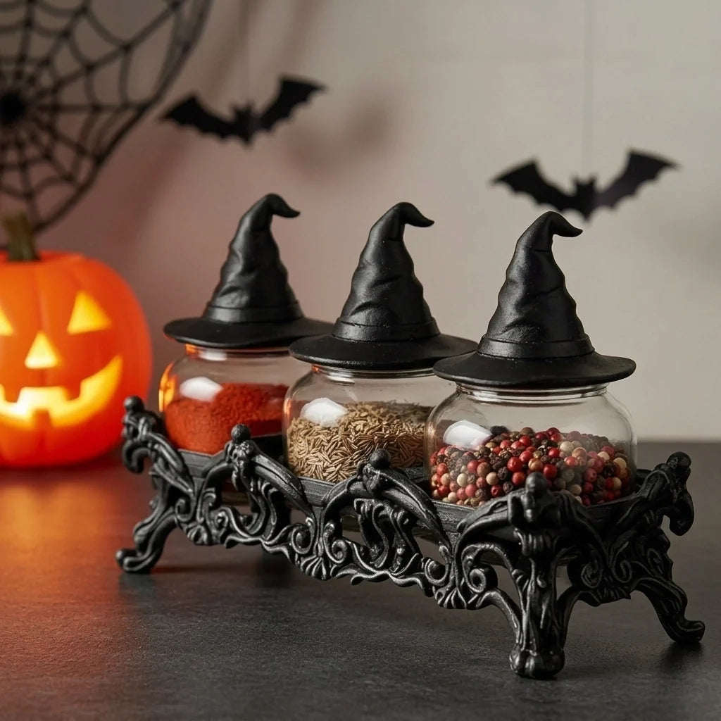 🧙‍♀️Gothic Witch Spice Jar Set
