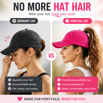 Ponytail Baseball Cap – Made For Ponytails, Built For Everyday Comfort