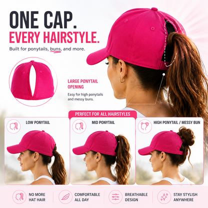Ponytail Baseball Cap – Made For Ponytails, Built For Everyday Comfort